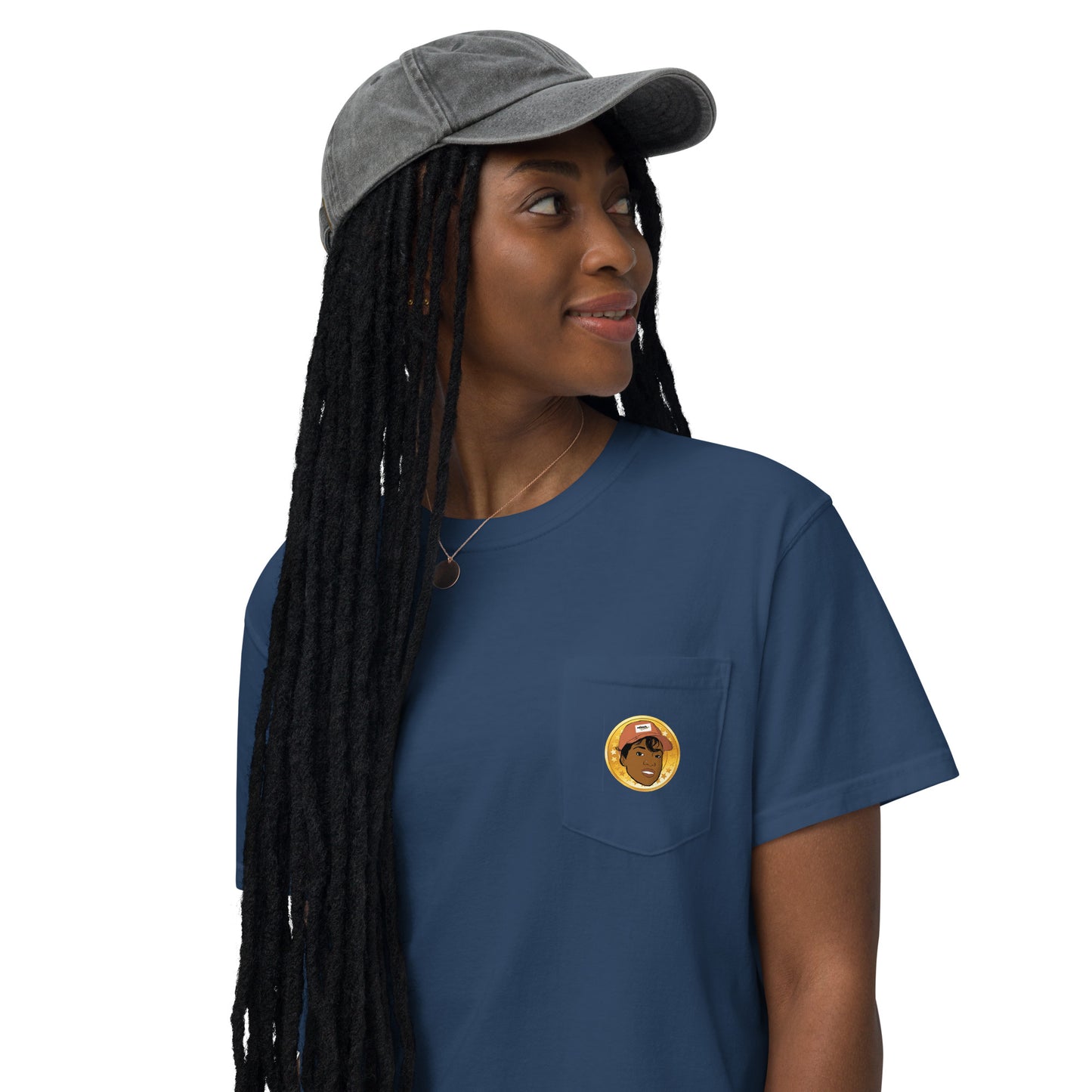 Nina Crypto Coin Pocket T-Shirt