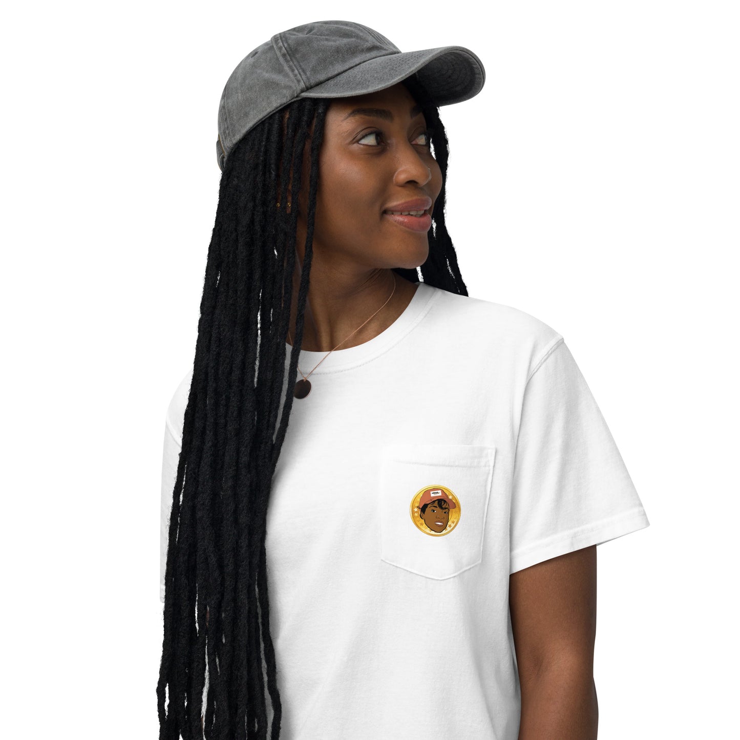 Nina Crypto Coin Pocket T-Shirt