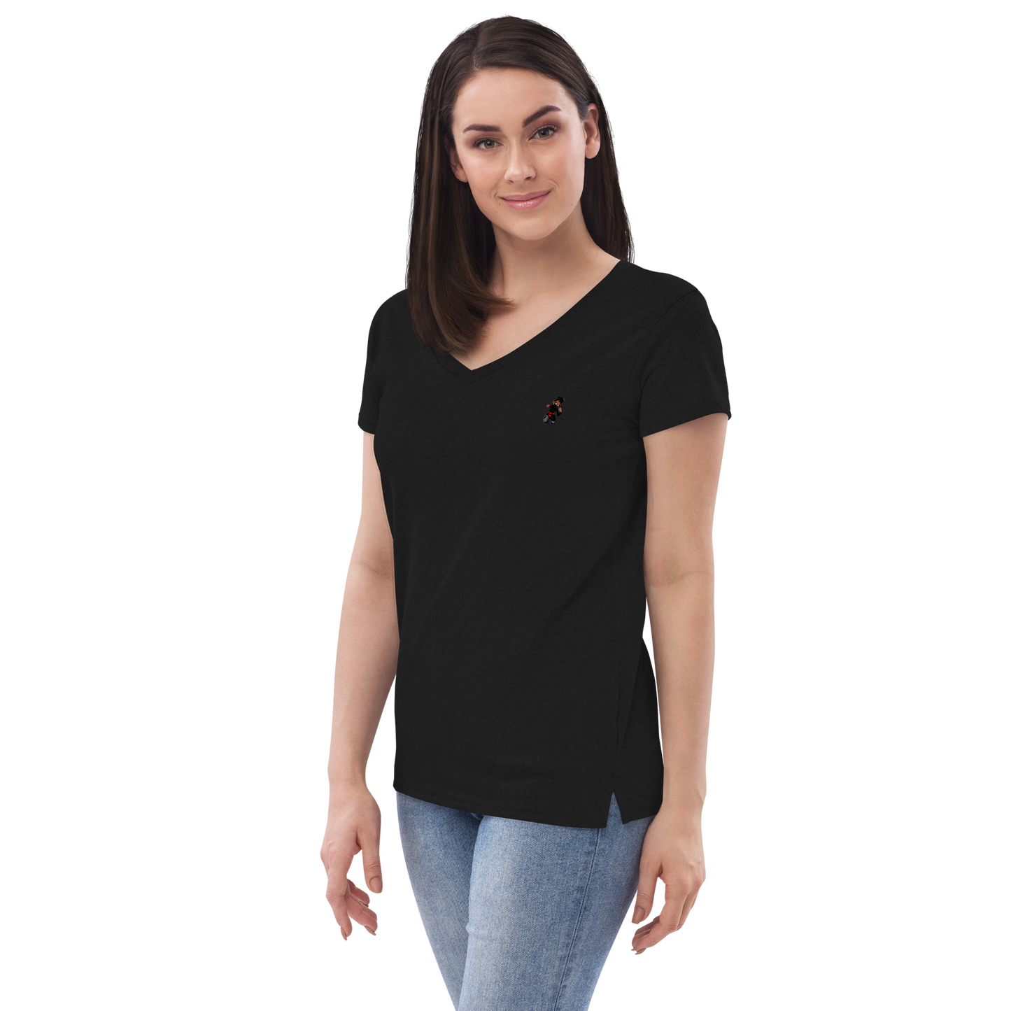 Women’s Castle v-neck t-shirt