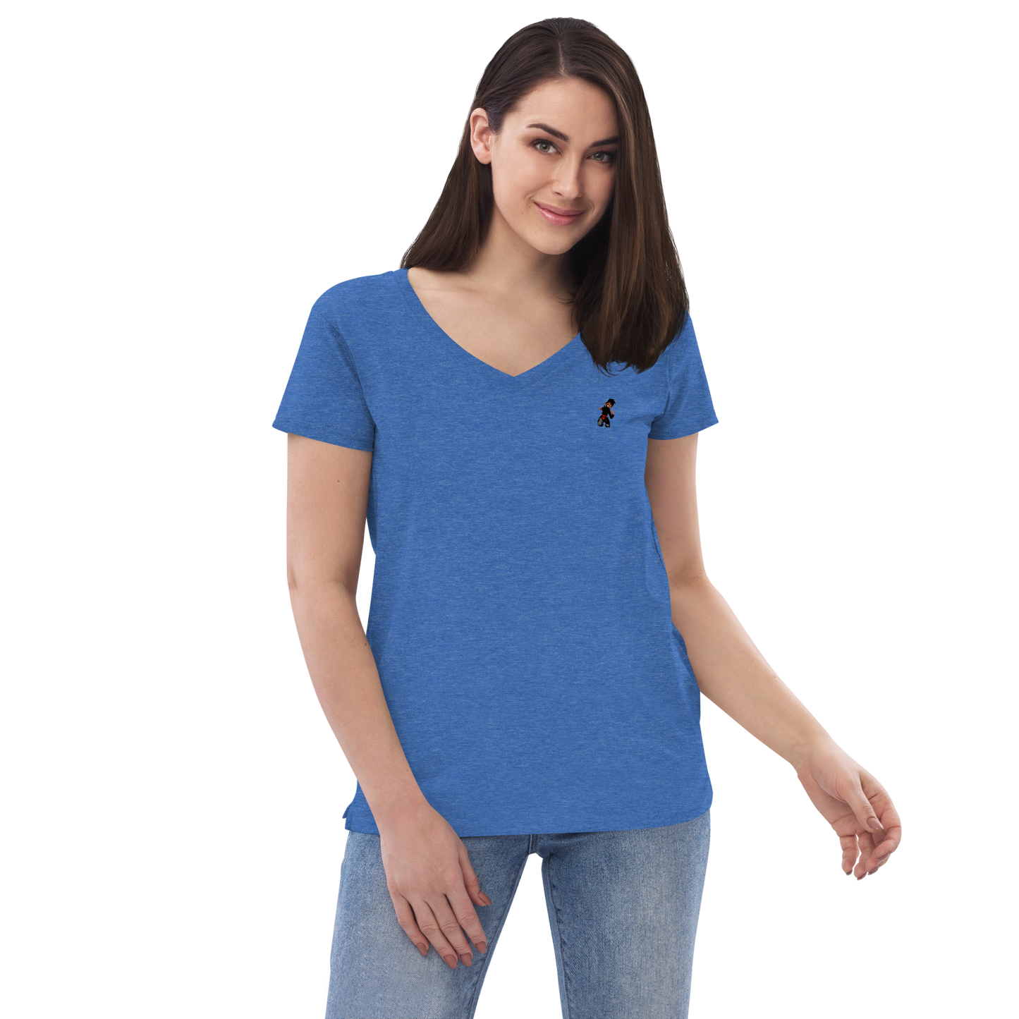 Women’s Castle v-neck t-shirt