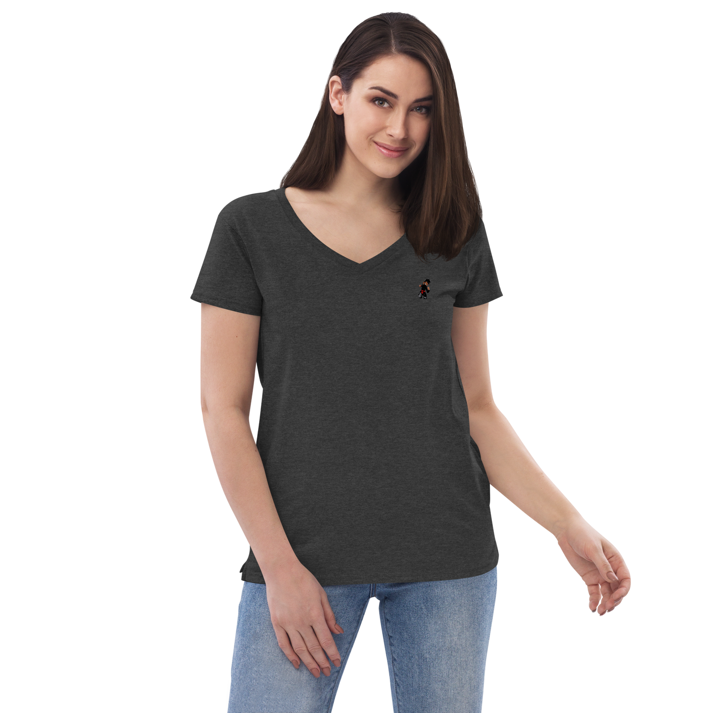 Women’s Castle v-neck t-shirt