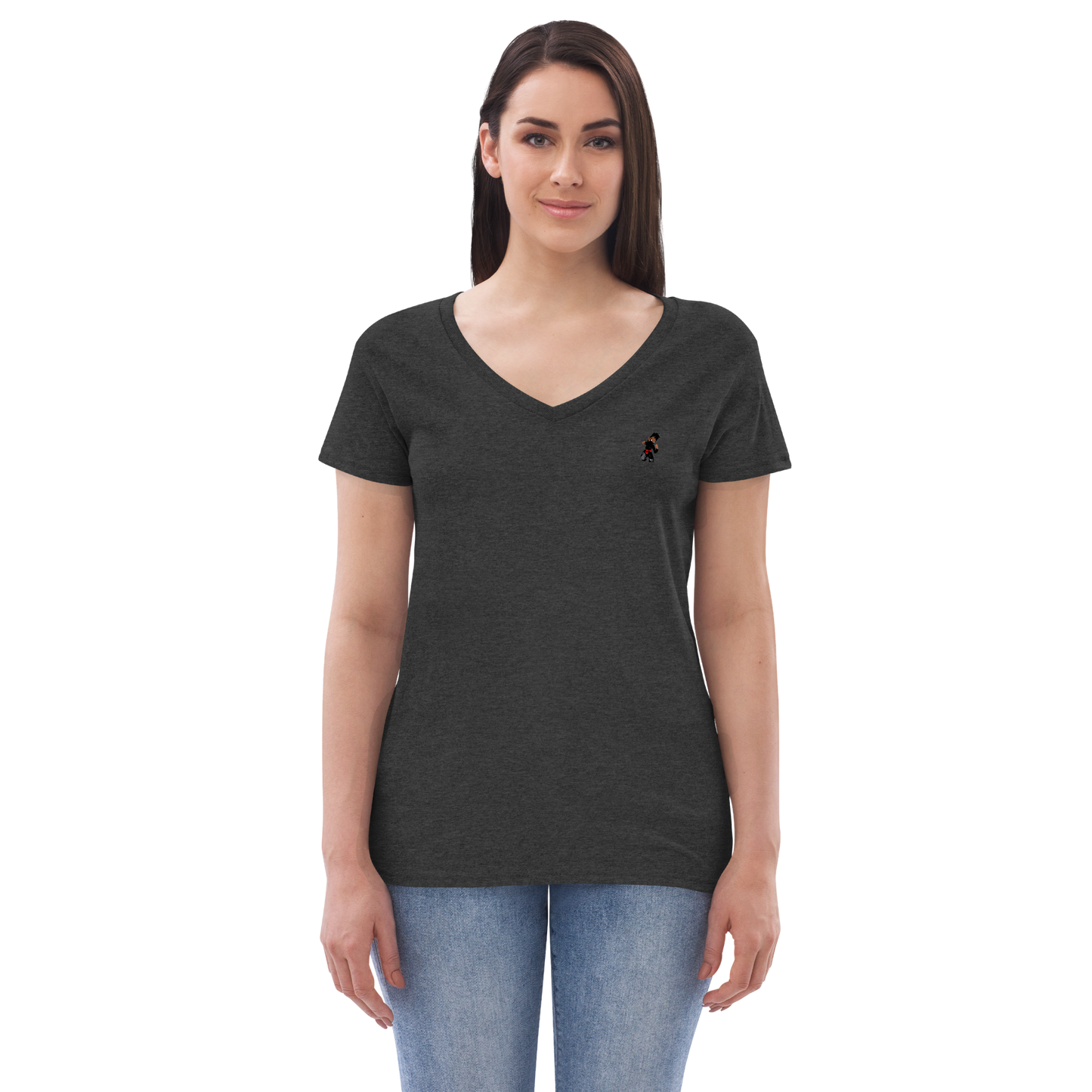 Women’s Castle v-neck t-shirt