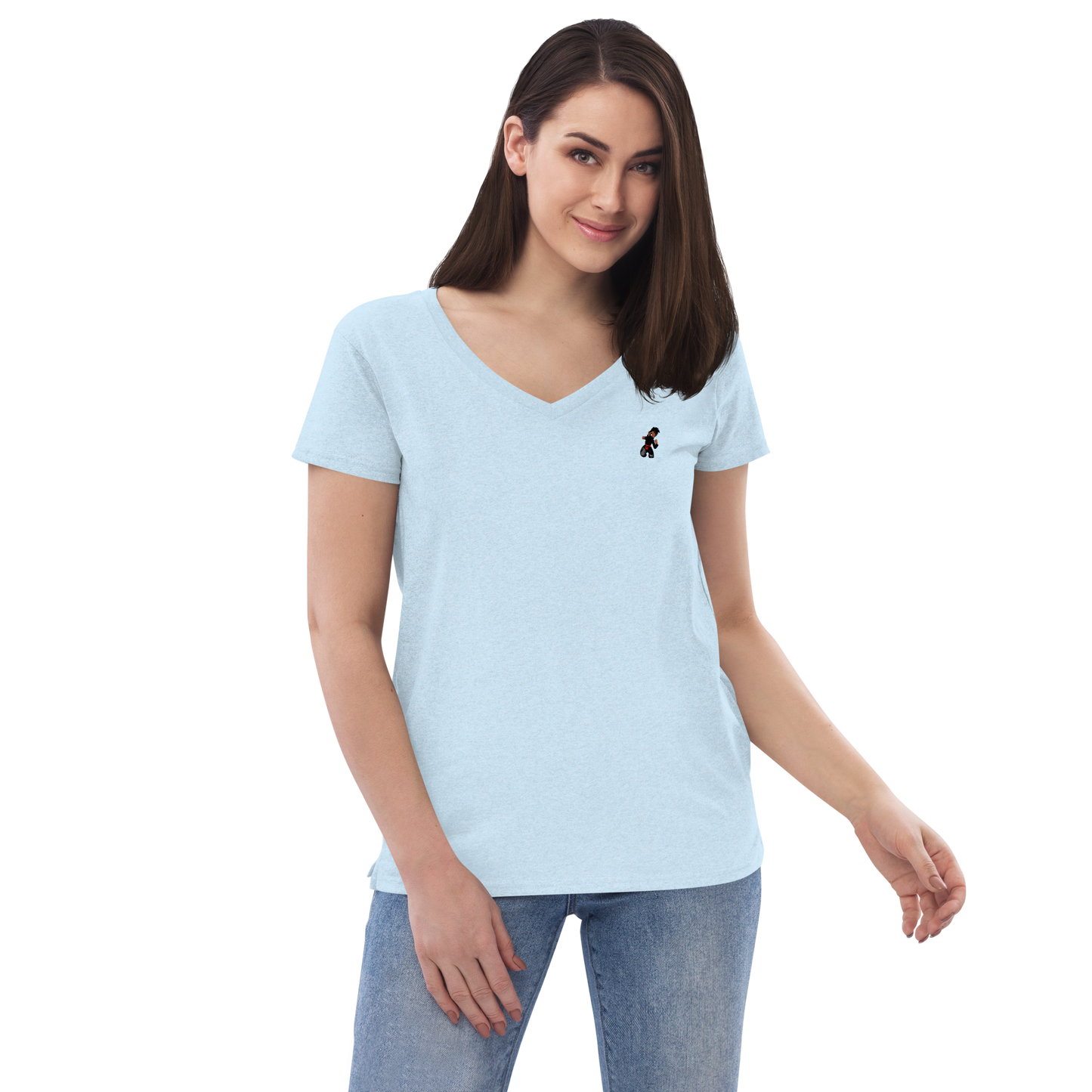 Women’s Castle v-neck t-shirt