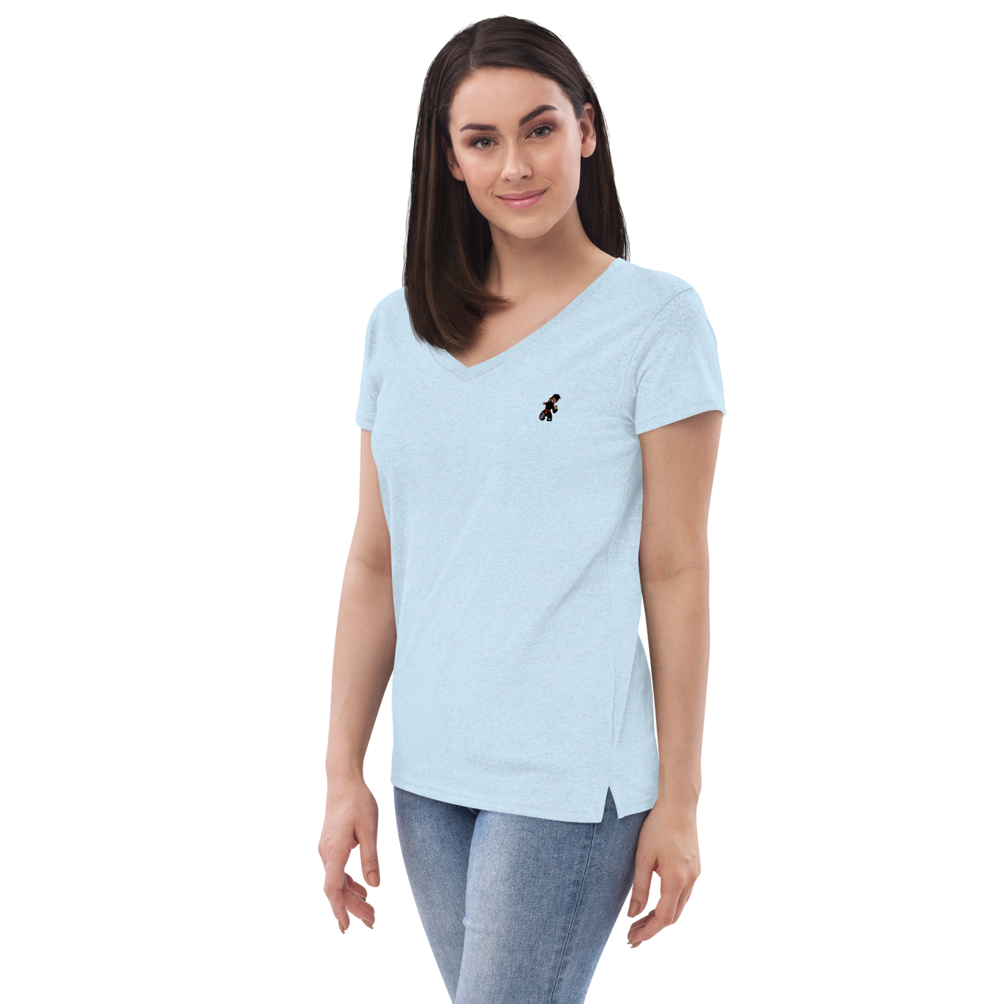 Women’s Castle v-neck t-shirt