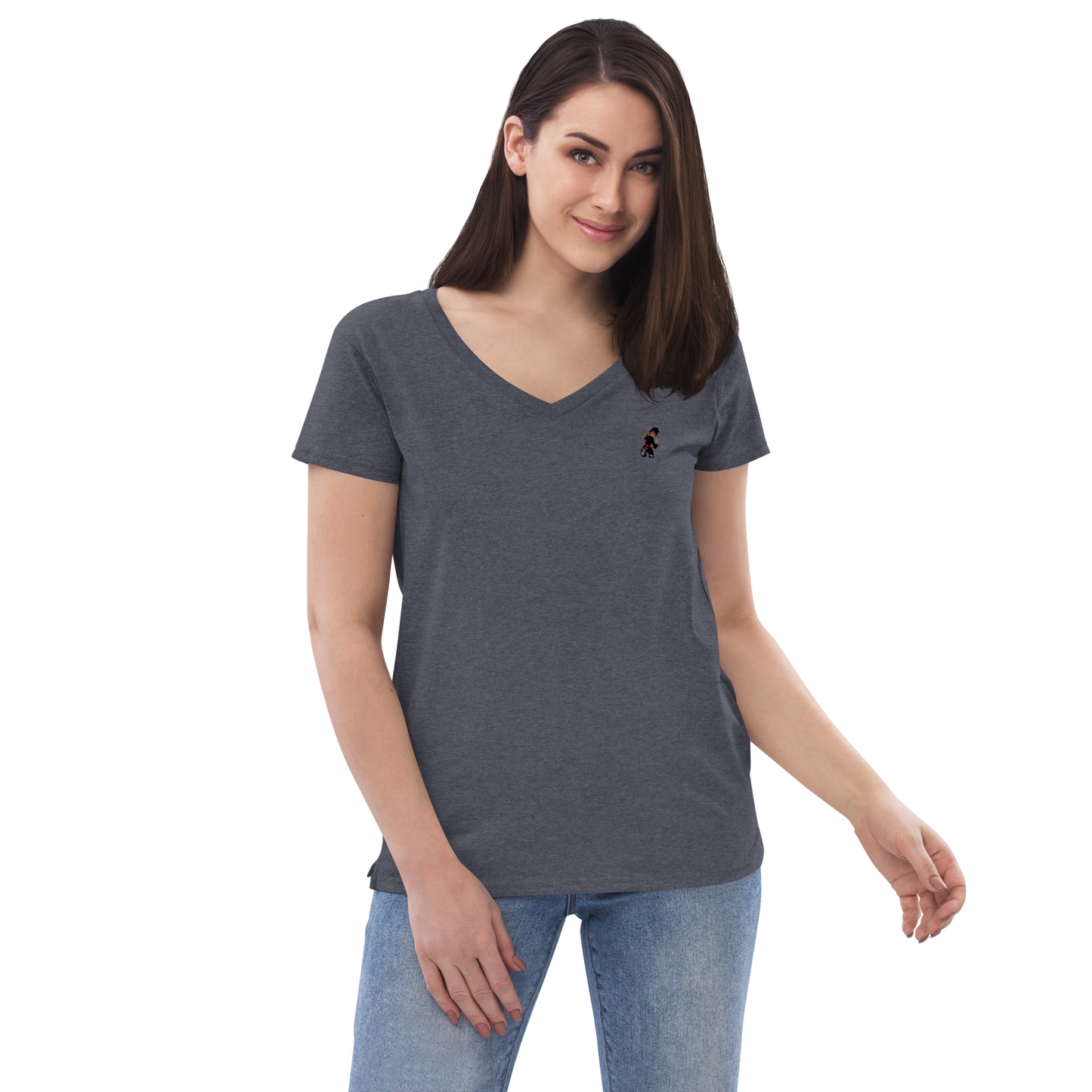 Women’s Castle v-neck t-shirt