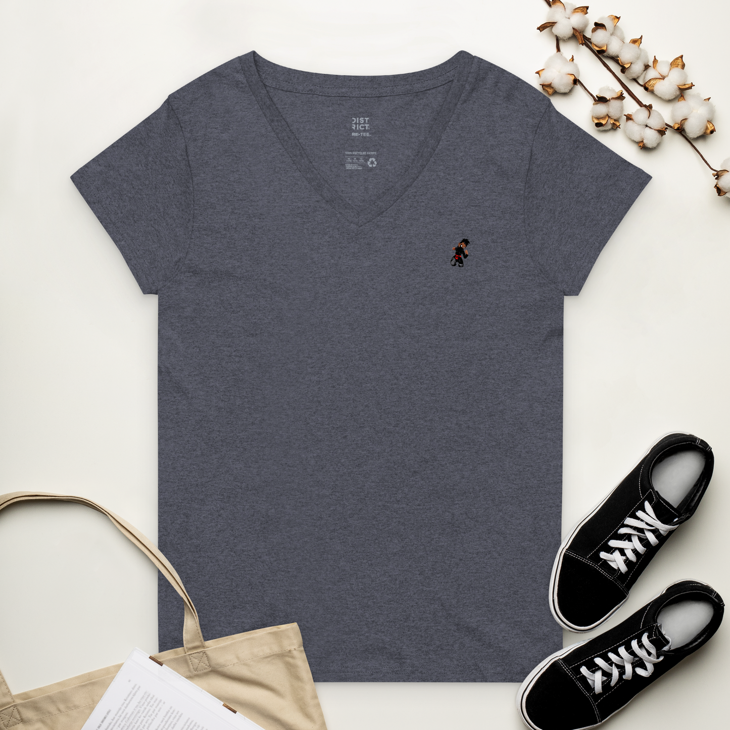Women’s Castle v-neck t-shirt