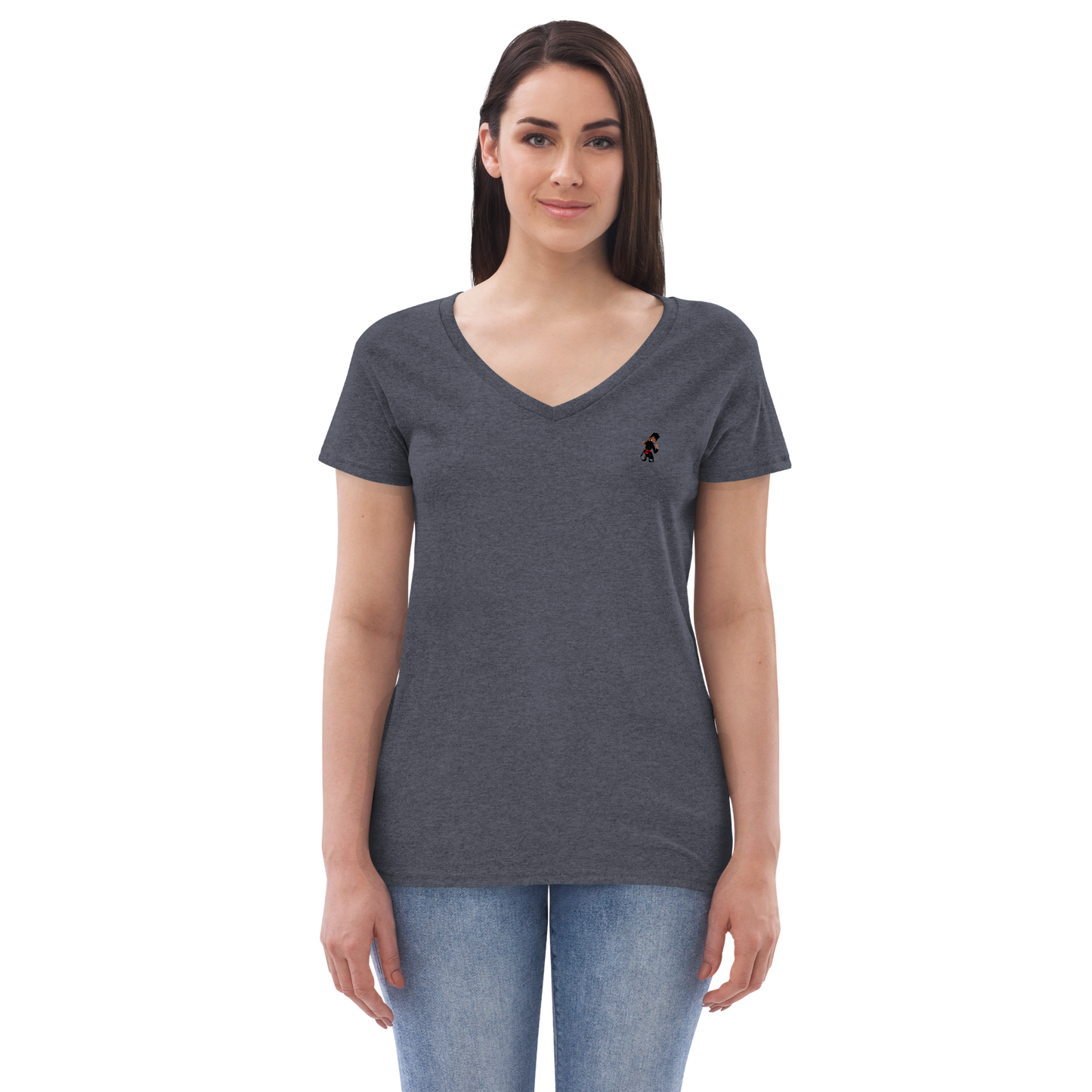 Women’s Castle v-neck t-shirt