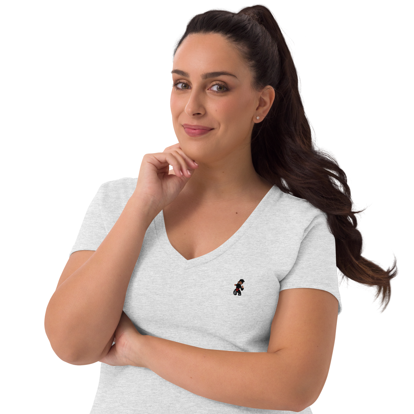 Women’s Castle v-neck t-shirt