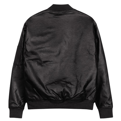 NinjaSquad100 Leather Bomber Jacket